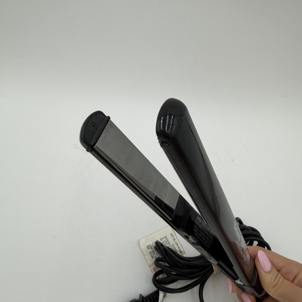 BABYLISS PRO Nano Titanium Thin Black 1" Hair Straightener Flat Iron 450F - Picture 9 of 9